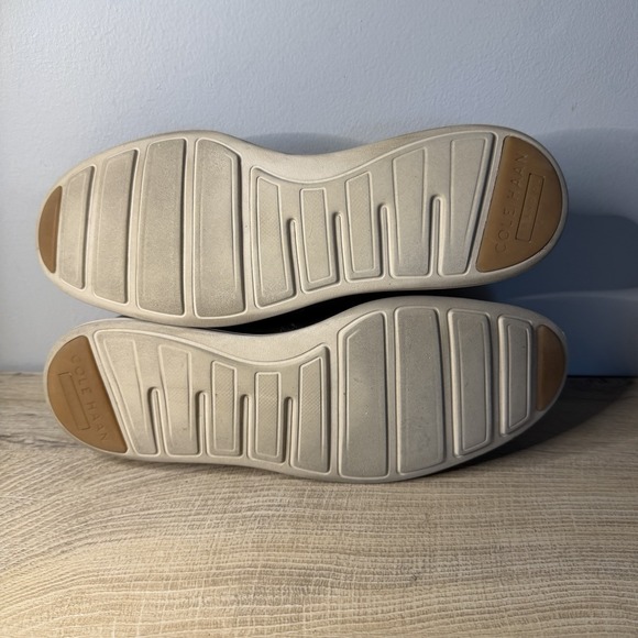 Cole Haan Mens Original Grand Wingtip Oxford Brown Tan Ivory Sneakers Size 10 - Picture 8 of 9